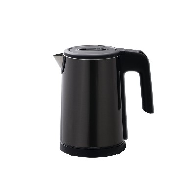 Household 304 stainless steel electric kettle, double-layer insulation office kettle, automatic power-off teapot wholesale
