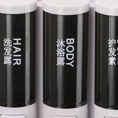按压酒店皂液器 学校卫生间挂壁式三头浴室皂液器 起皂器工厂批发