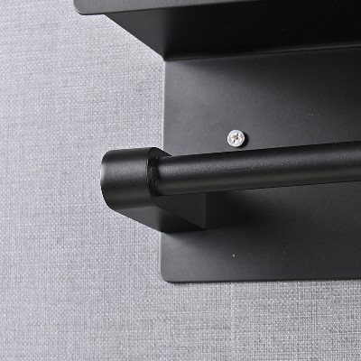 Manufacturer wholesale toilet roll paper holder 304 stainless steel wall mounted tissue holder, mobile phone storage rack, bathroom storage rack