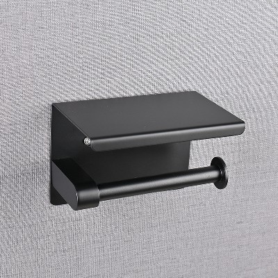 Manufacturer wholesale toilet roll paper holder 304 stainless steel wall mounted tissue holder, mobile phone storage rack, bathroom storage rack