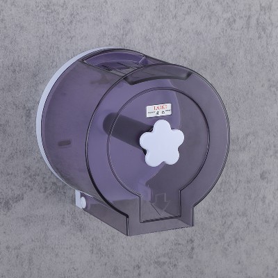 挂墙小卷纸巾架壁挂式卫生间纸巾盒 卫浴挂件塑料纸巾卷纸架